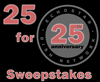 Enter the 25 for 25 Sweepstakes for your chance to win DISH Network programming